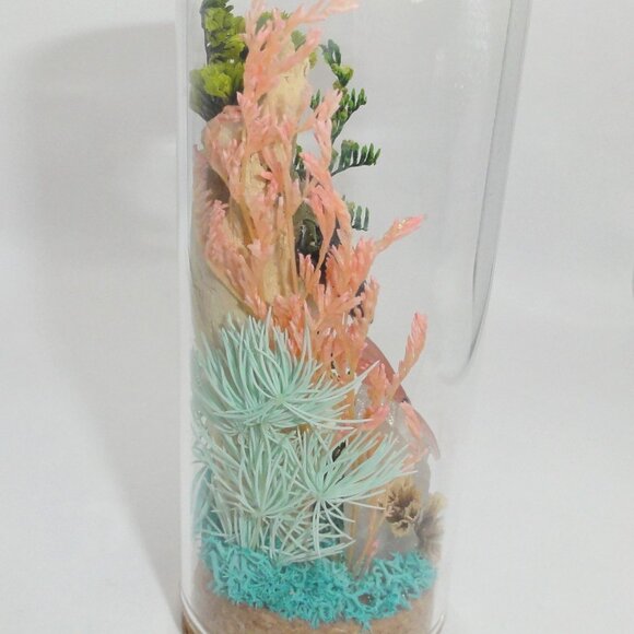 Humpback Whale & Squid Ocean Themed Oddity Jar curiosity dome crystal sea life - Picture 15 of 15